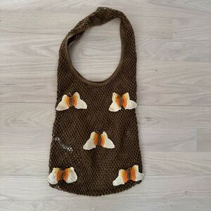 Urban Outfitters Woven Butterfly Market Bag
